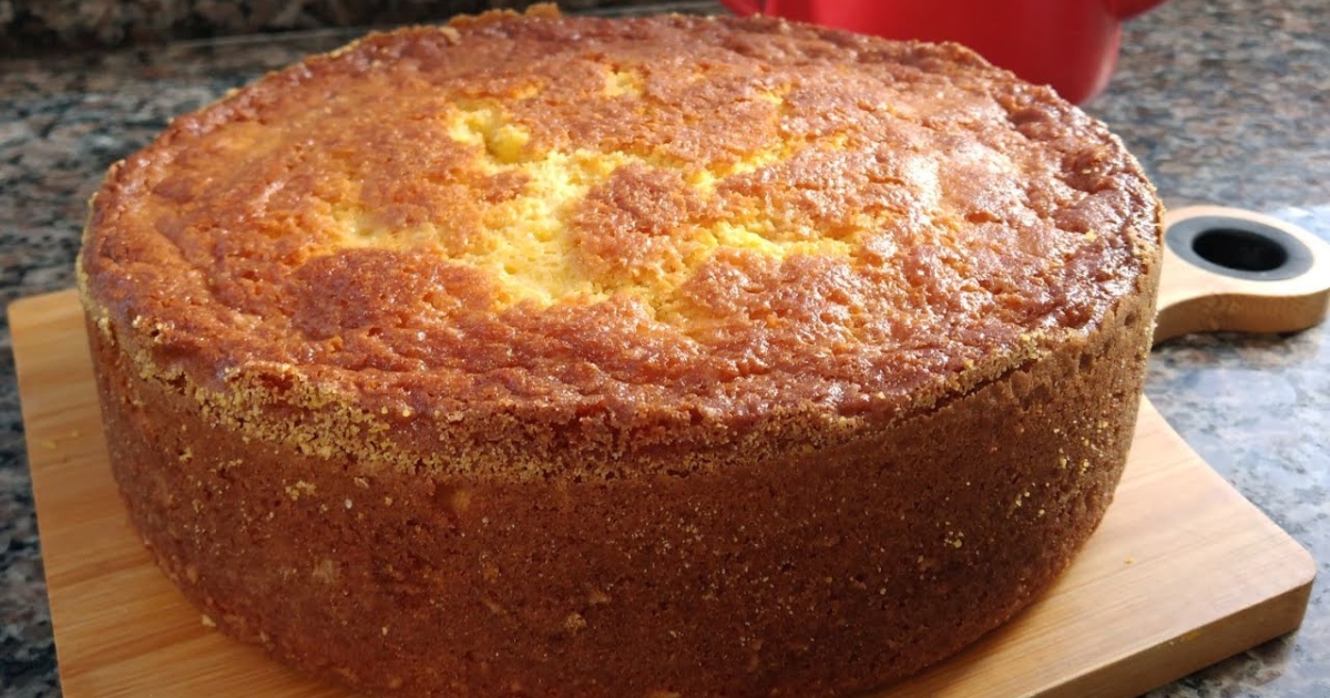 Bolo de Milho Delicioso sem Trigo para Festa Junina