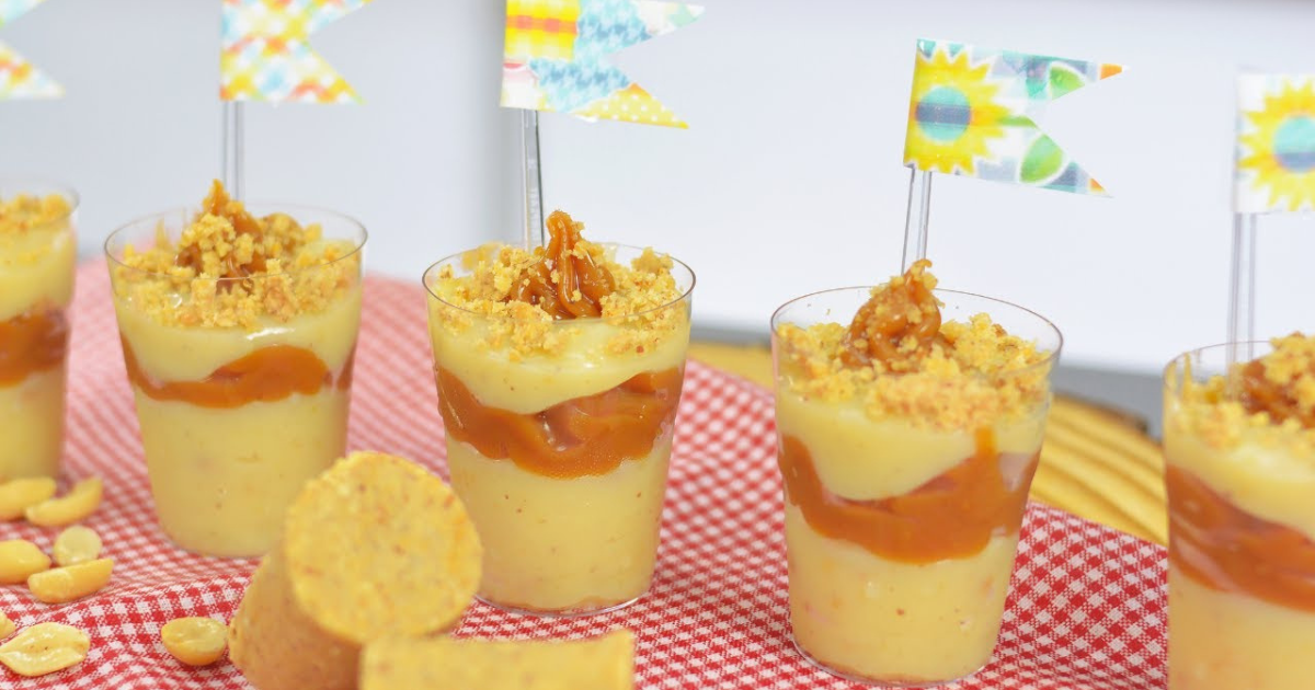 Brigadeiro de Paçoca no Copinho Para Festa Junina