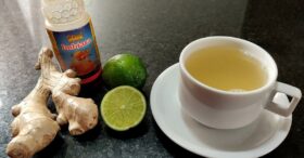 Chá de Gengibre com Limão e Mel Para Gripe e Resfriado