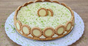 Torta de Limão Com Biscoito Tortinhas