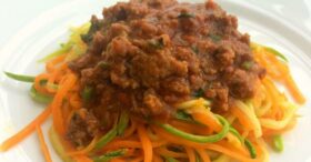 Macarrão de Abobrinha e Cenoura