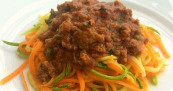 Macarrão de Abobrinha e Cenoura