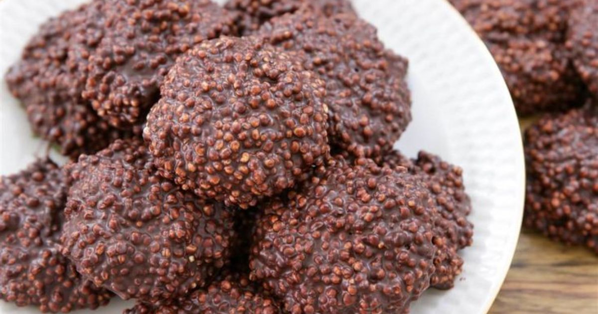 Maravilhosos Biscoitos de Quinoa e Chocolate