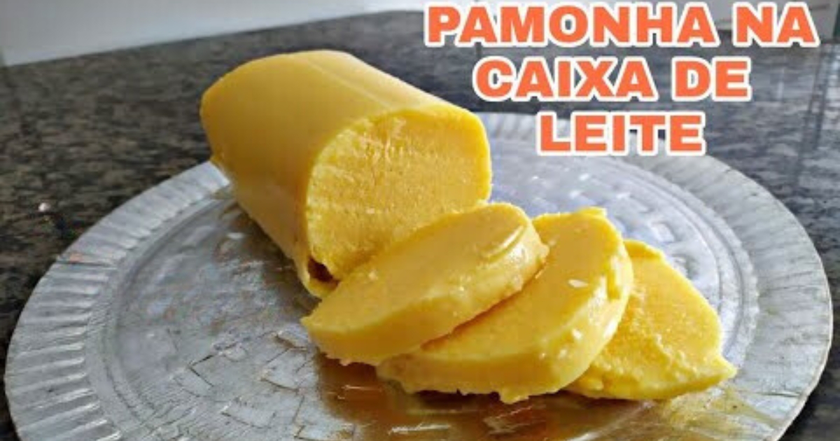 Receita de Pamonha na Caixinha de Leite para Sua Festa Junina