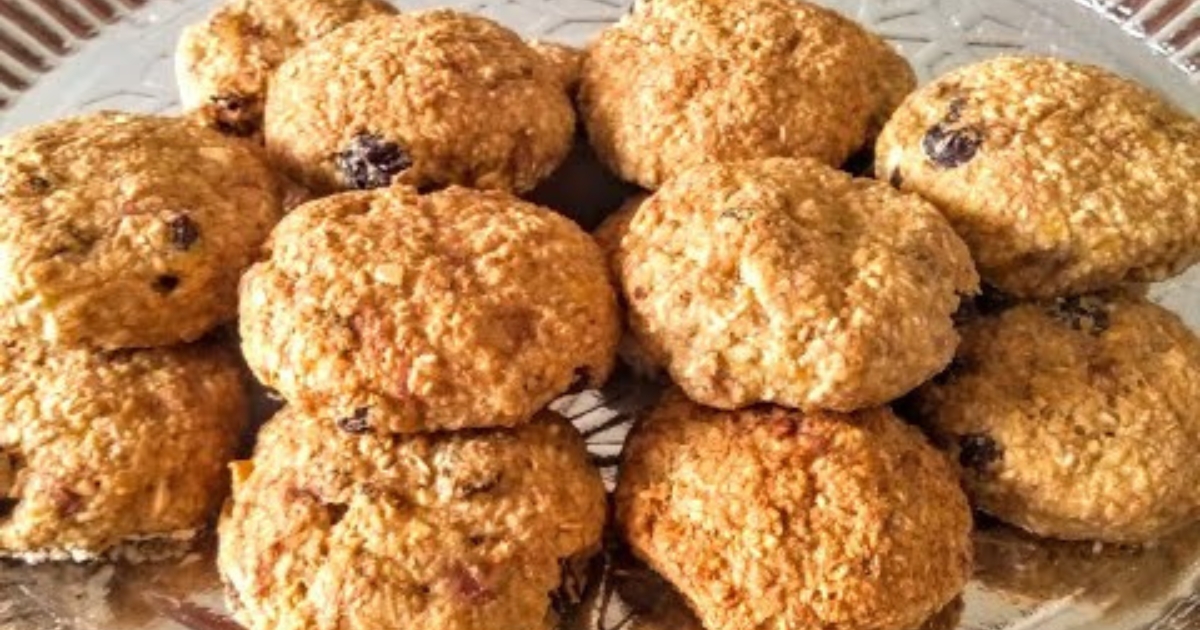 Receita do Biscoito de Banana com Aveia Delicioso