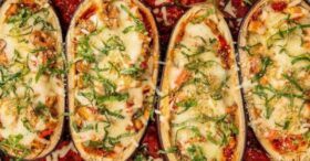 Berinjela Recheada Vegetariana