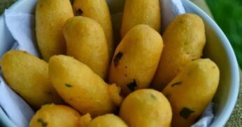 Bolinho de Batata com Farinha de Milho