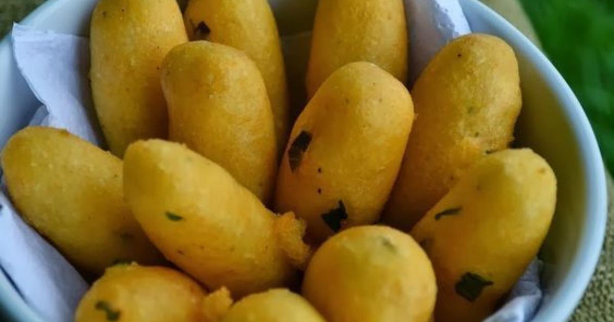 Bolinho de Batata com Farinha de Milho