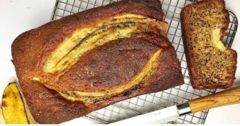 Bolo com Recheio de Banana