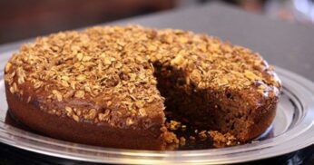 Bolo de Banana e Granola