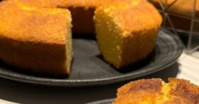 Bolo de Milho Vegano
