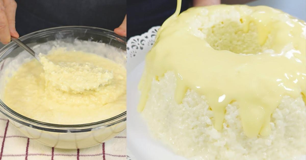 Bolo de Tapioca Granulada Sem Forno e Sem Ovos, Fácil e Delicioso!