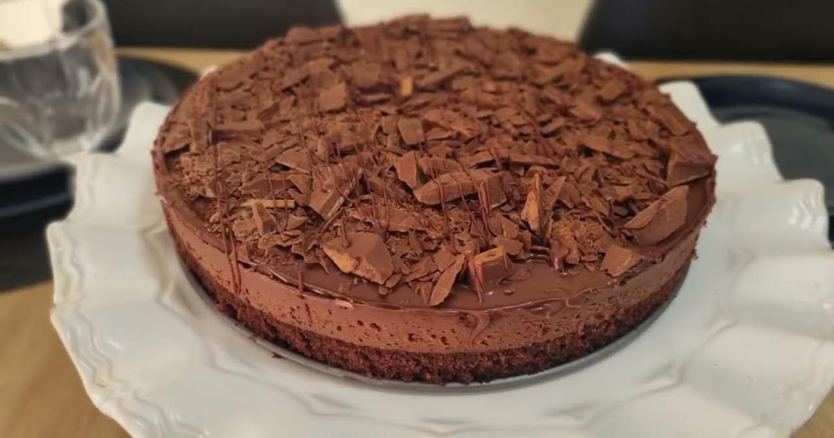 Como Fazer Torta Bolo Mousse de Chocolate