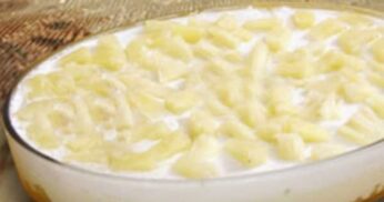 Creme de Abacaxi com Agar Agar