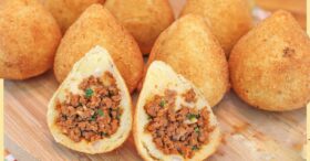 Delícia Dourada: Coxinha de Mandioca com Carne Moída Sem Cozinhar a Massa!