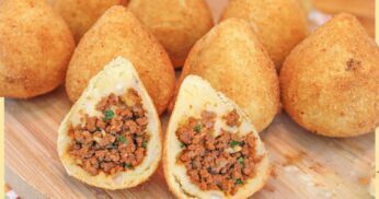 Delícia Dourada: Coxinha de Mandioca com Carne Moída Sem Cozinhar a Massa!