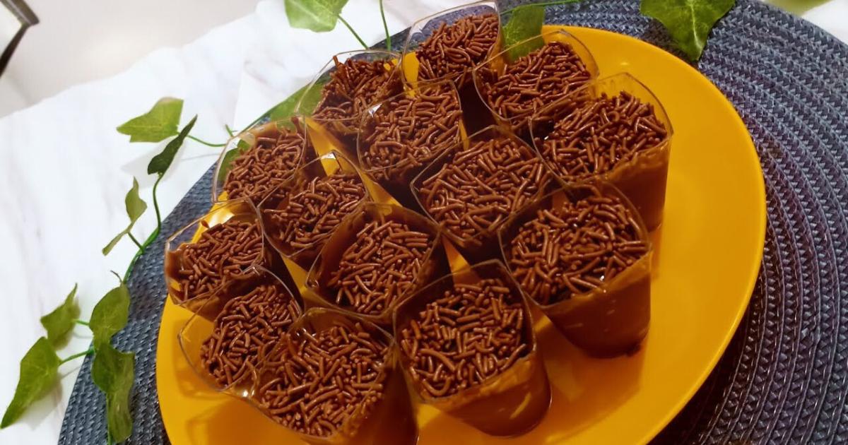 Delícia de Brigadeiro Cremoso no Copinho