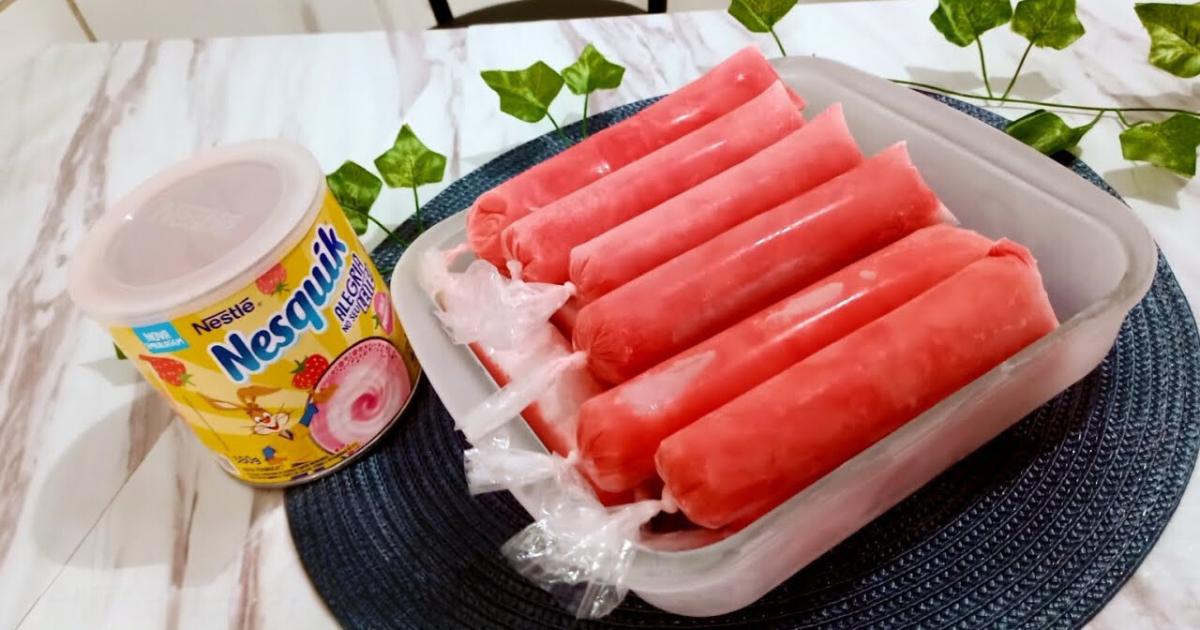 Geladinho de Nesquik Um Clássico de Verão em Versão Cremosa