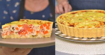 Massa Perfeita: Quiche Sem Glúten Feita com Farinha de Arroz