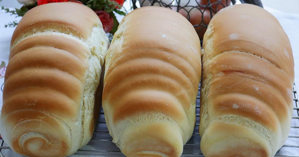 Pão Caseiro Econômico Sem Leite e Sem Ovos