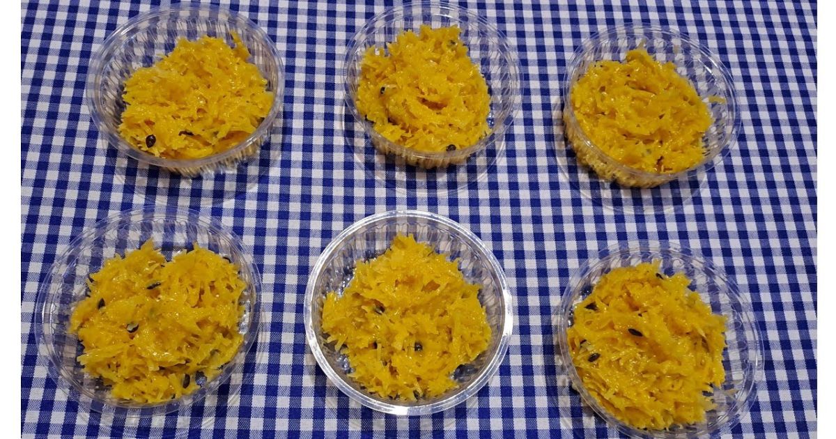 Receitinha de Cocada de Maracujá de Colher