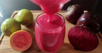 Suco de Beterraba Com Goiaba Para Anemia