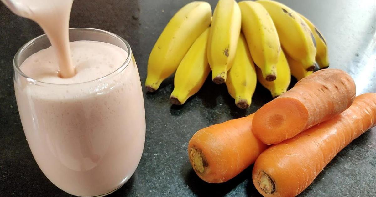 Suco de Cenoura Com Banana