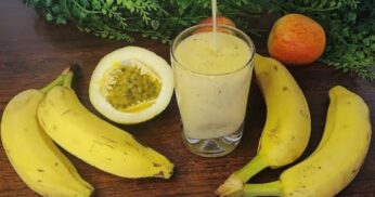 Suco de Maracujá Com Banana