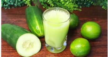 Suco de Pepino Com Limão