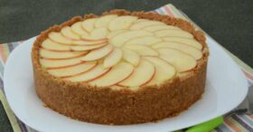 Torta de Maçã Vegana