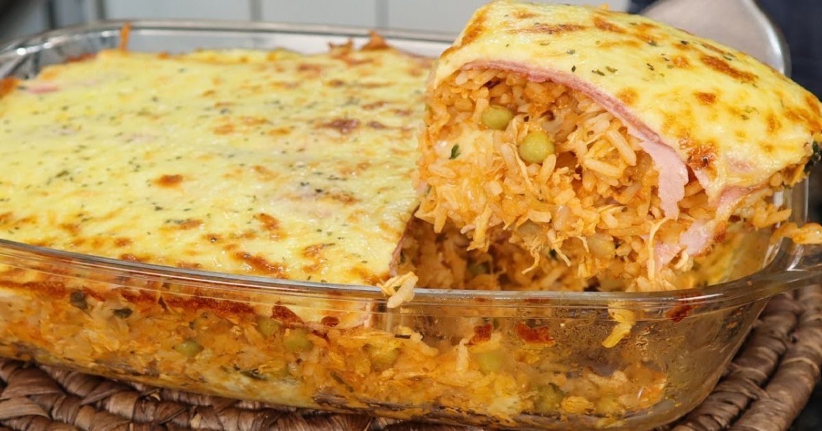 Arroz de Forno Delicioso Passo a Passo