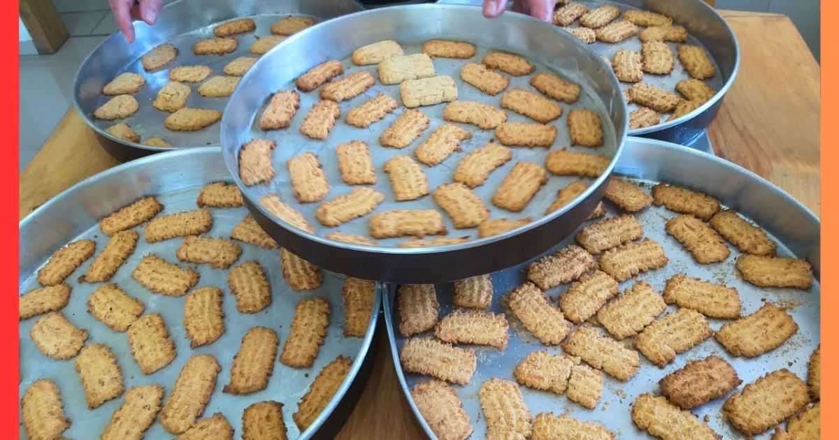 Biscoito de Fubá com Coco