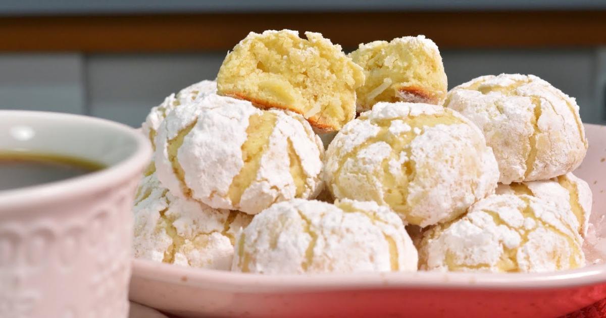 Biscoito de Limão com Coco Crocante e Craquelado para um Sabor Irresistível!