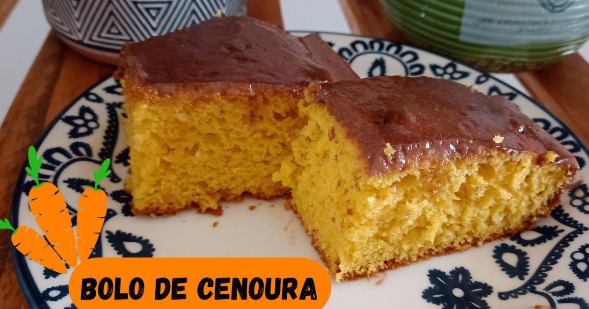 Bolo de Cenoura Fofinho O Segredo do Docinho que Derrete na Boca