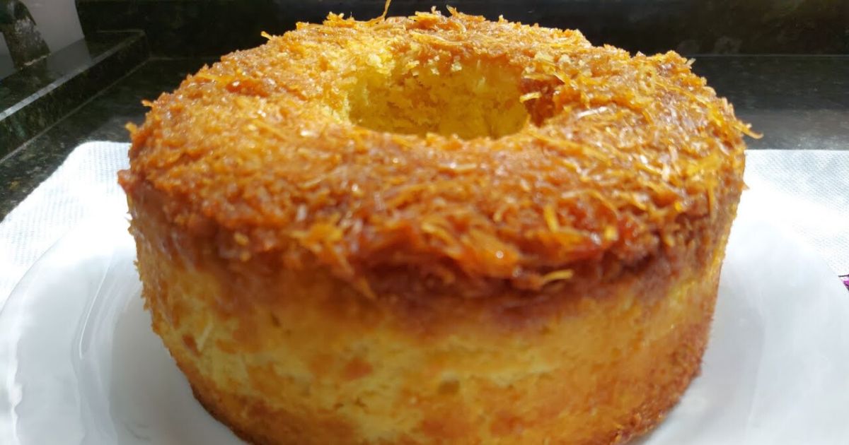 Bolo de Laranja com Coco que Vai Derreter na Boca!