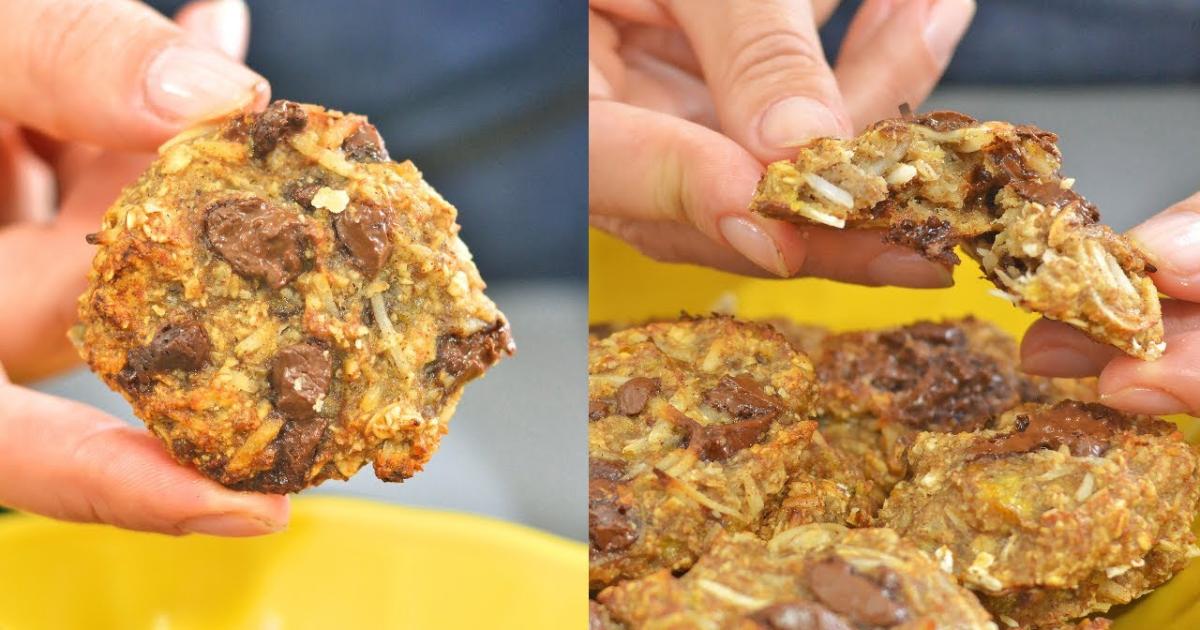 Cookies Sem Açúcar de Banana com Aveia A Receita Sem Glúten Que Você Vai Amar!