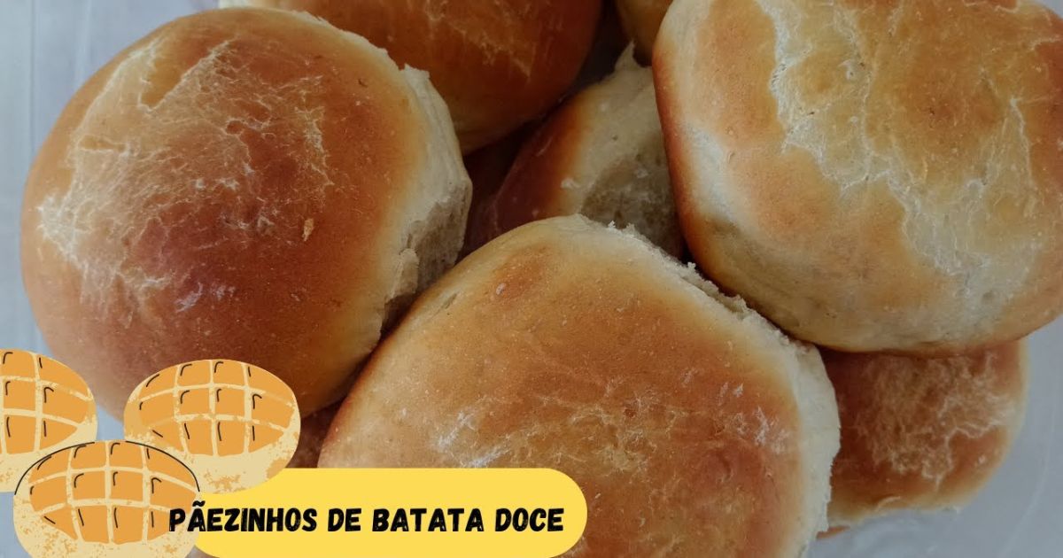 Maciez e Sabor Pãezinhos de Batata Doce que Derretem na Boca