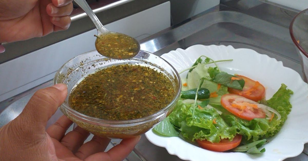 Molho de Salada Rápido e Irresistível O Segredo da Simplicidade