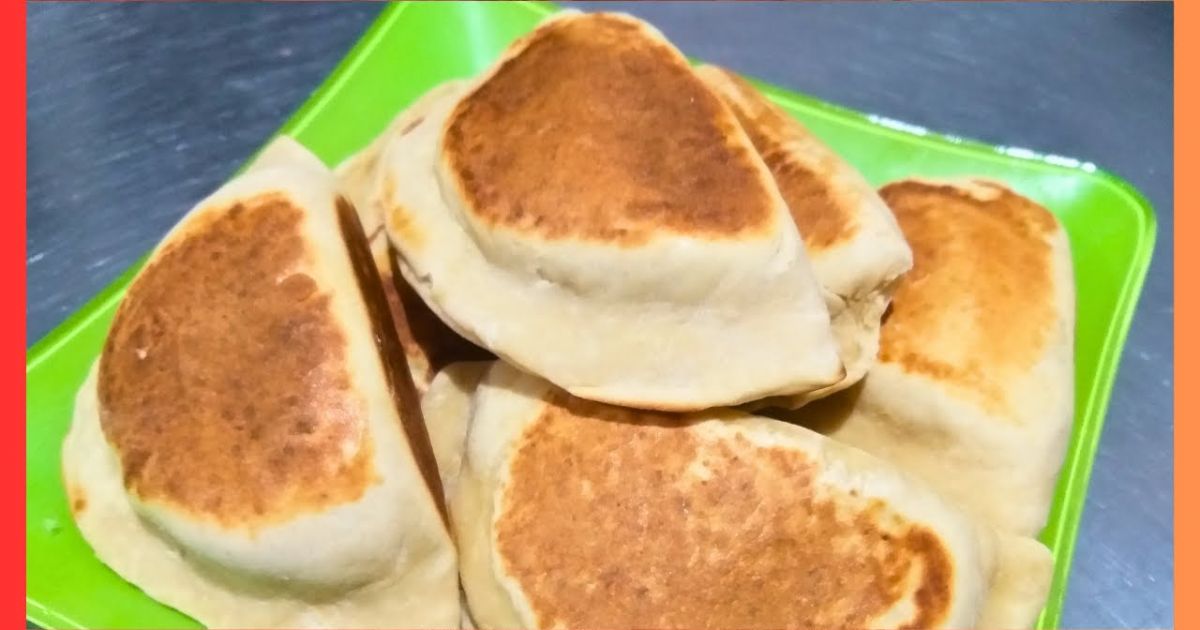 Pão Recheado Assado na Frigideira