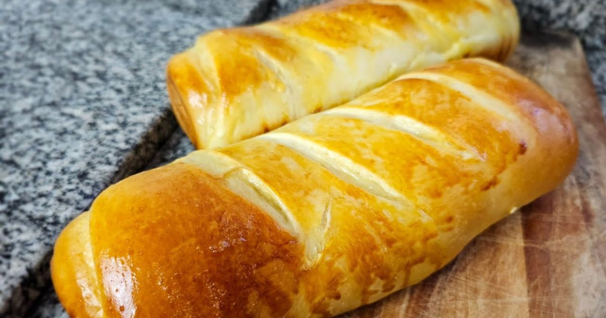 Pão Recheado dos Deuses Frango Catupiry que derrete na boca!