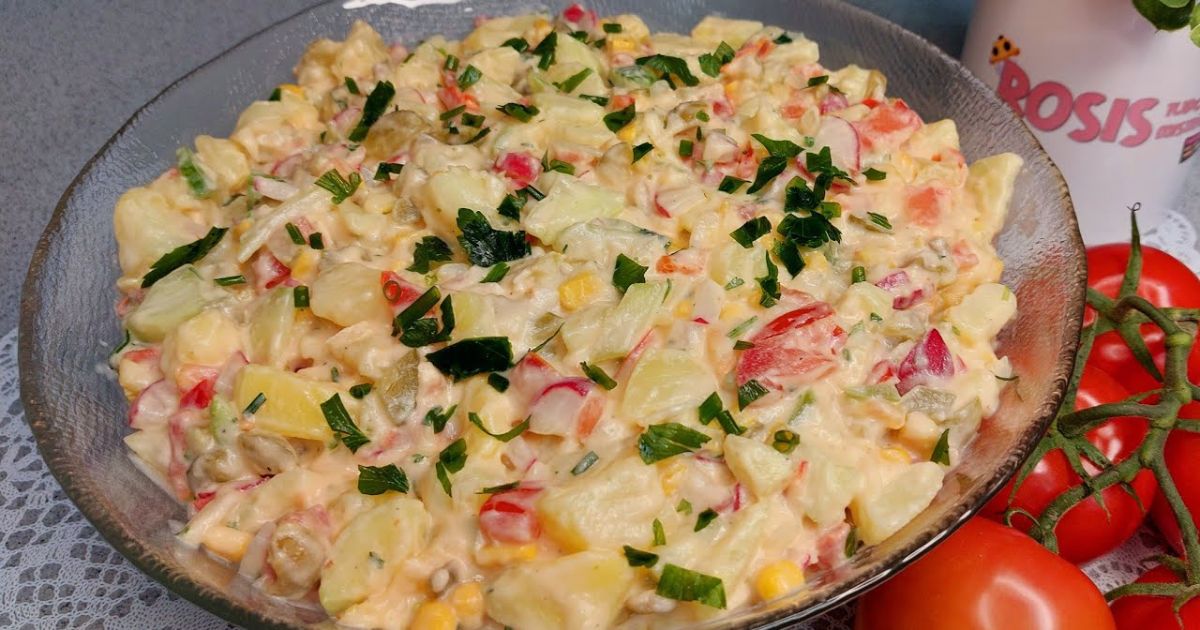 Surpresa Cremosa A Salada de Batata que Vai Encantar Seus Convidados!