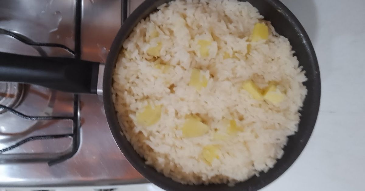 Arroz com Batata Doce Receita Prática e Deliciosa