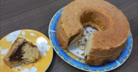 Bolo Recheado com Brigadeiro Fácil