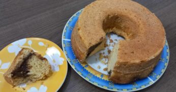 Bolo Recheado com Brigadeiro Fácil