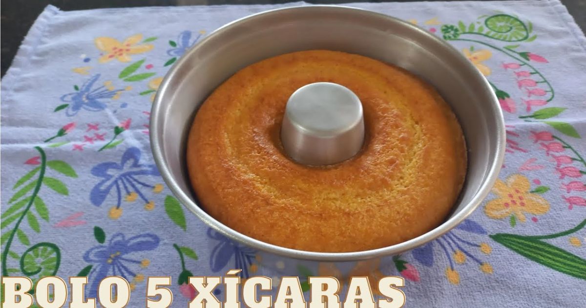 Bolo de Fubá 5 Xícaras no Liquidificador