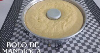 Bolo de Mandioca Nordestino Sem Farinha de Trigo e Fermento