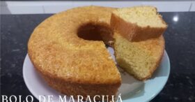 Bolo de Maracujá Fácil no Liquidificador