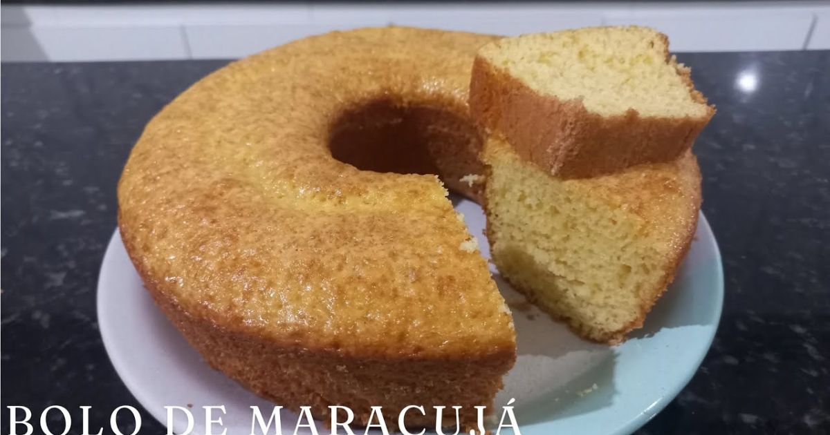 Bolo de Maracujá Fácil no Liquidificador