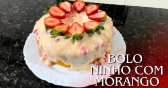 Bolo de Ninho com Morangos: Receita Fácil e Deliciosa