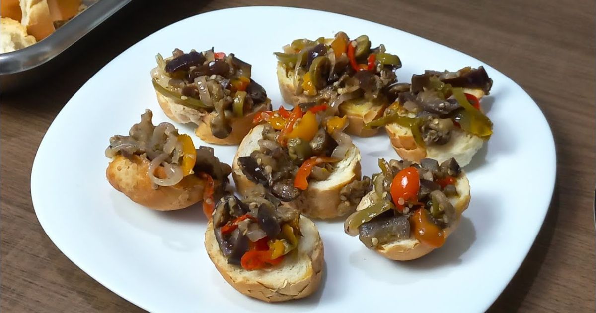 Caponata de Berinjela Fácil no Fogão